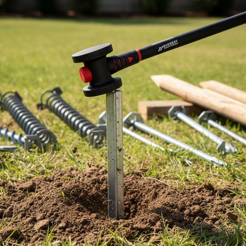 Everest Masse / Marteau de battage - 5,4 kg - manche fibre de verre 90 cm
