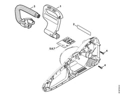 STIHL 12109671800 - Rating plate 230 V/50 Hz, 2.5 kW