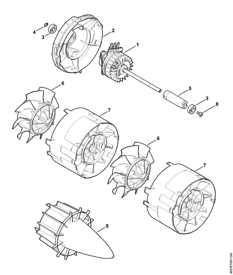 STIHL 48537644200 - Driver