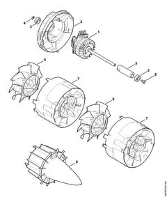 STIHL 48537610100 - Rotor