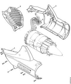 STIHL 48537004102 - Fan housing