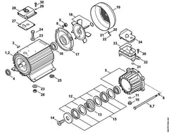 STIHL 47807011100 - Drive housing