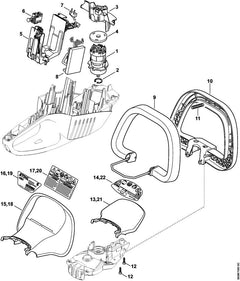 STIHL 48517909105 - Hand guard HSA 66