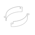 STIHL Jeu de pièces gabarit de réglage (OEM 0000-007-1042)