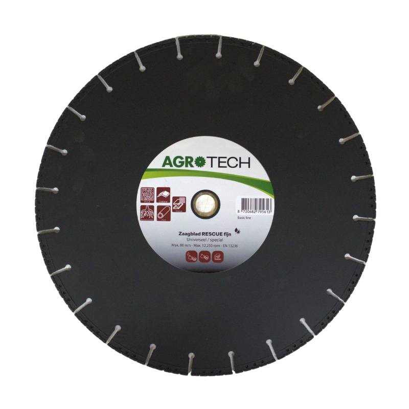 AgroTech Disque diamant de tronçonnage RESCUE Fin - 350 mm