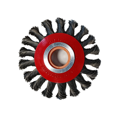 AgroTech Brosse désherbeuse acier Ø10 cm - 20 / 25,4 mm