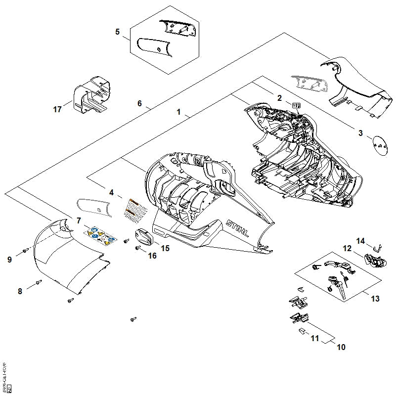 STIHL 00009677418 - Warning pictogram