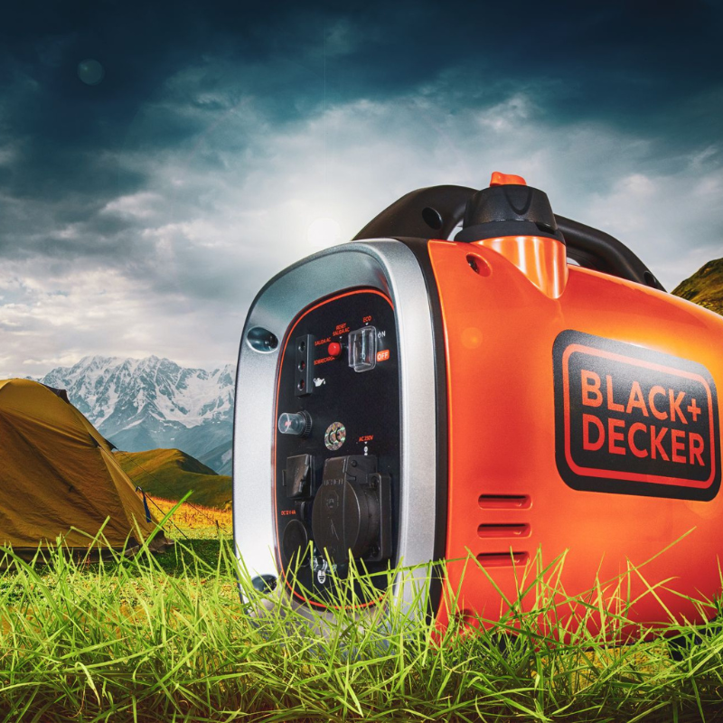 Black+Decker BXGNi900E Groupe électrogène inverter à essence - 900 W