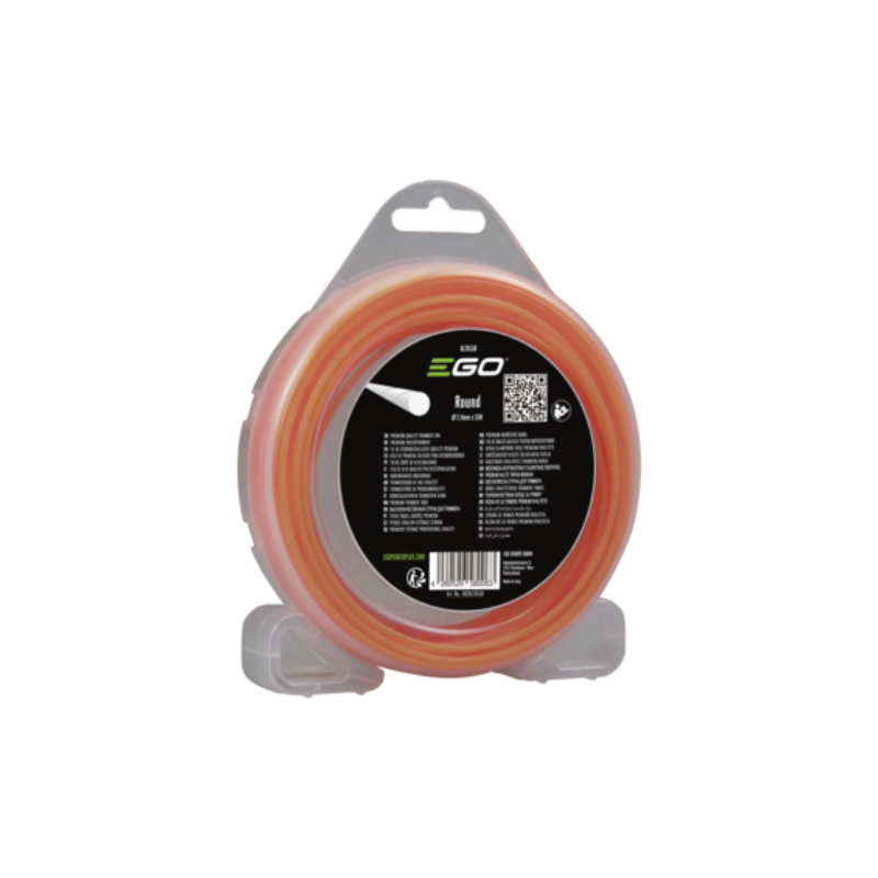 EGO AL2415R Fil de débroussailleuse 2,4 mm Rond - 15 m