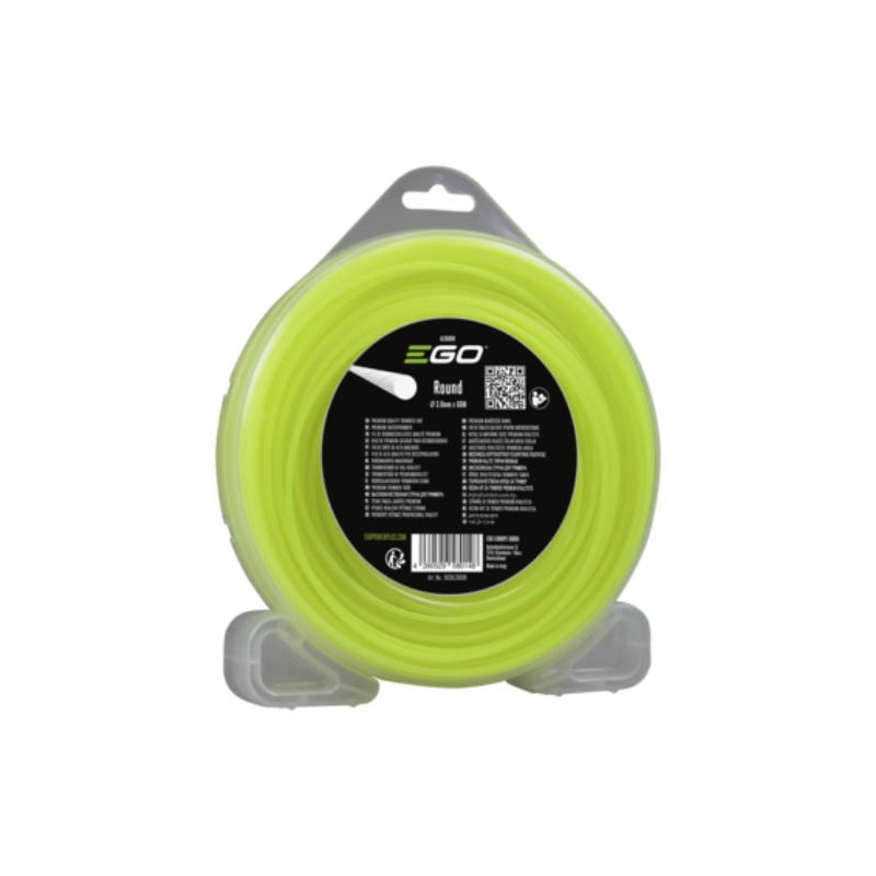 EGO AL3060R Fil de coupe 3,0 mm Rond - 60 mètres