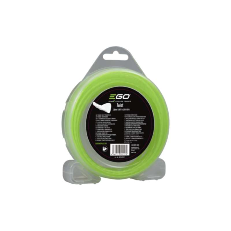 EGO AL2015T Fil de coupe 2,0 mm Silencieux & Torsadé - 15 mètres