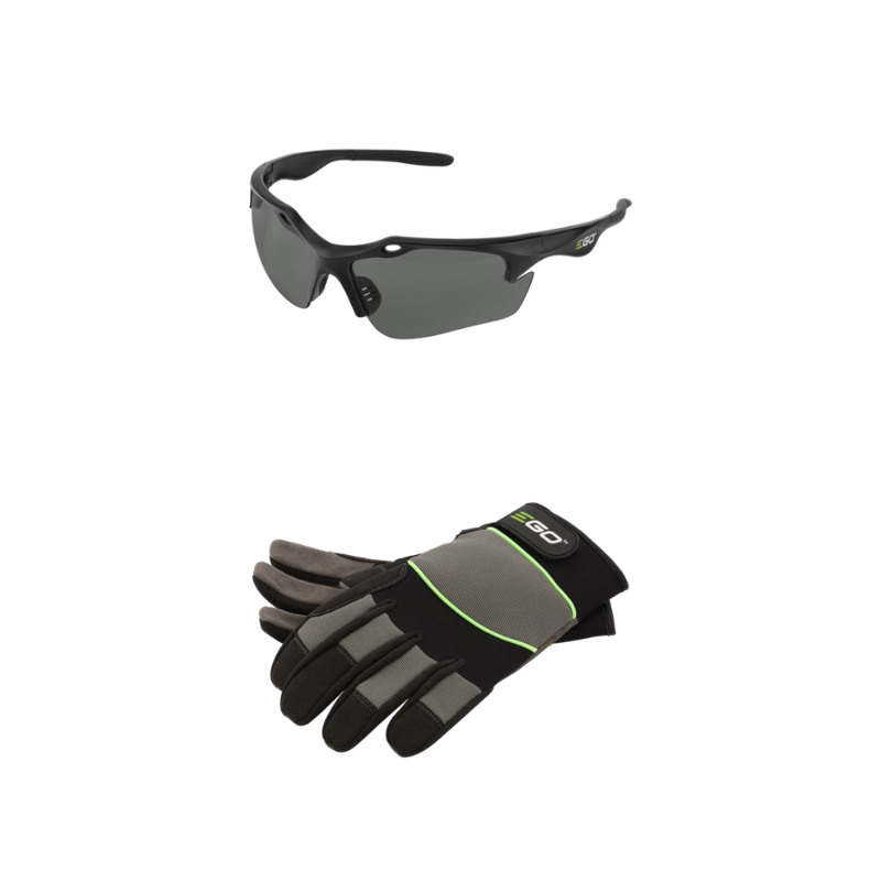 EGO GSV021E-XL Kit de sécurité avec lunettes de protection et gants de travail
