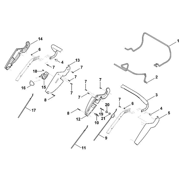 Câble STIHL (réf. 6360-700-7510)