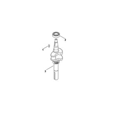 STIHL 00020300401 - Crankshaft