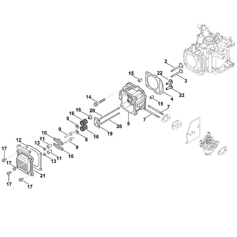 STIHL 00020200602 - Cylinder head