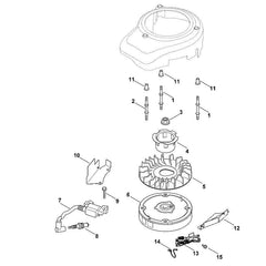 STIHL 00020873610 - Air guiding plate