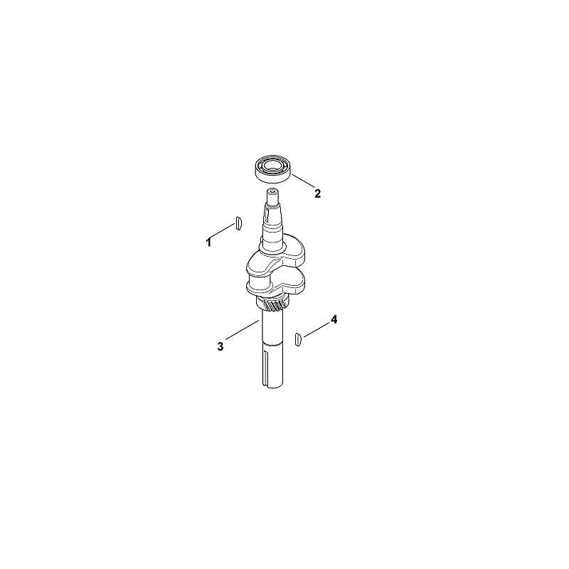 STIHL 00020300402 - Crankshaft