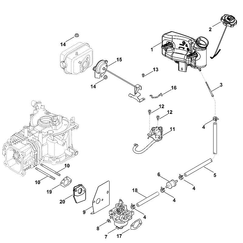 STIHL 00023506200 - Diaphragm control