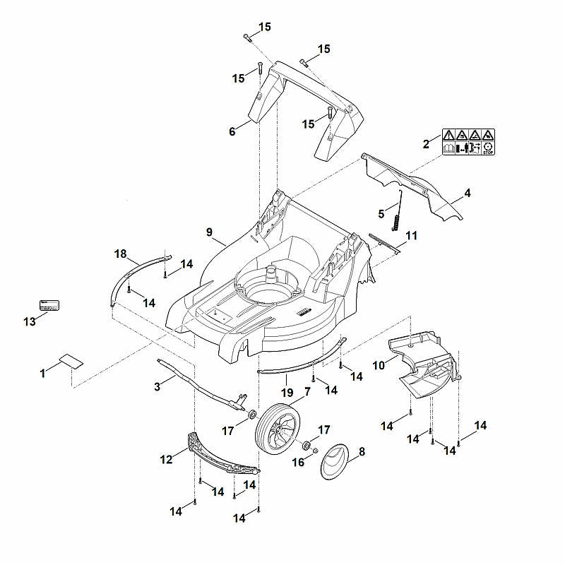 STIHL 00009671000 - Plate