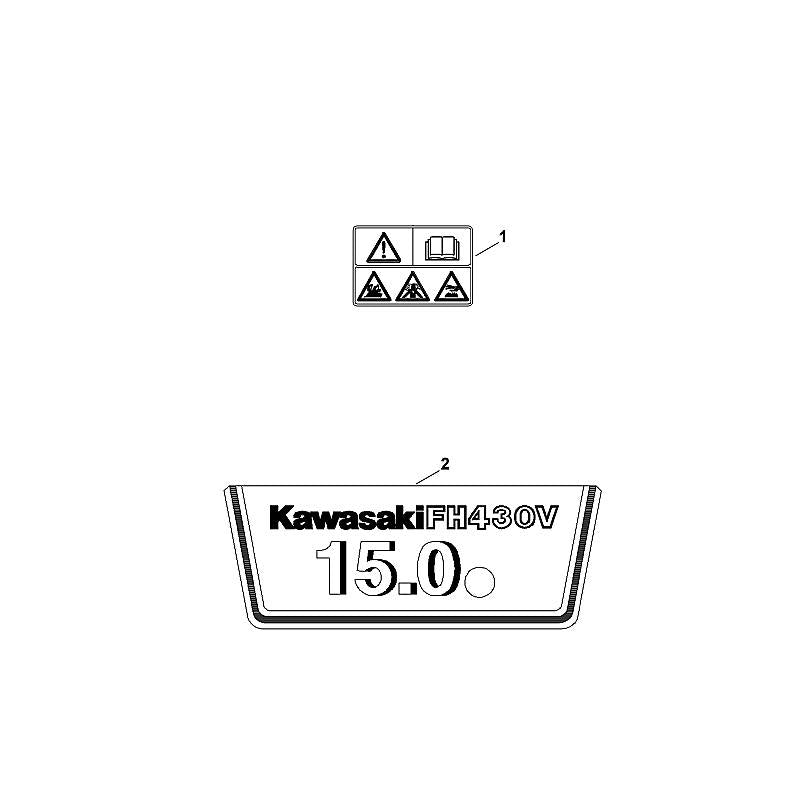STIHL 00019673800 - Name plate FH430V