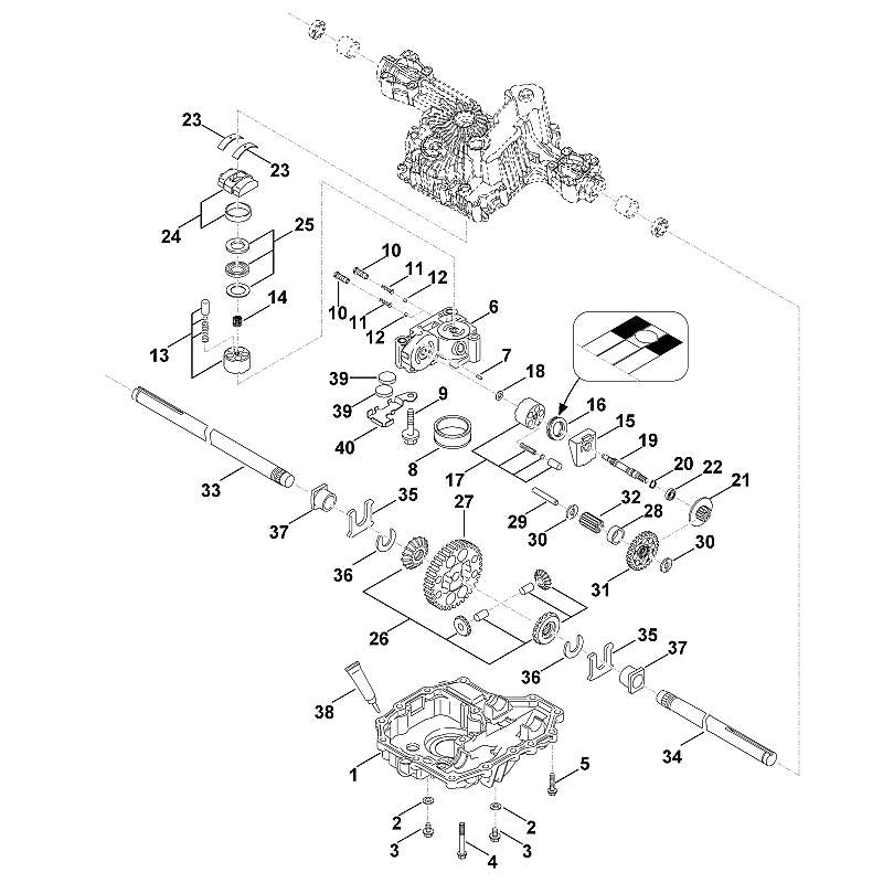 STIHL 00106403000 - Pump housing set