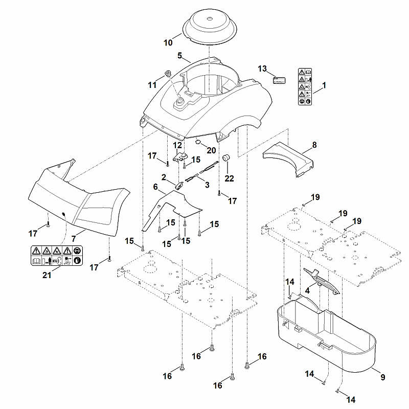 STIHL 00009677215 - Warning note