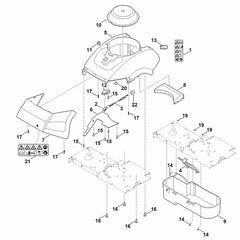 STIHL 00009677215 - Warning note
