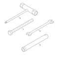 STIHL Zündkerzenschlüssel SW16x160 (OEM 0812-190-1002)