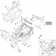 STIHL 00009677309 - Warning note