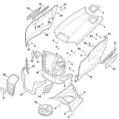 STIHL 00009671010 - Plate