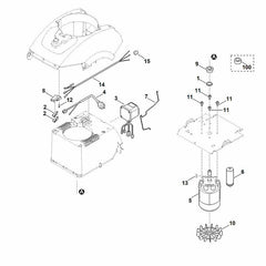 STIHL 00006051025 - Condenser 40µF