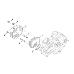 STIHL 00041406000 - Muffler guard