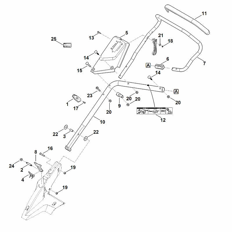 STIHL 00007603820 - Cable guide