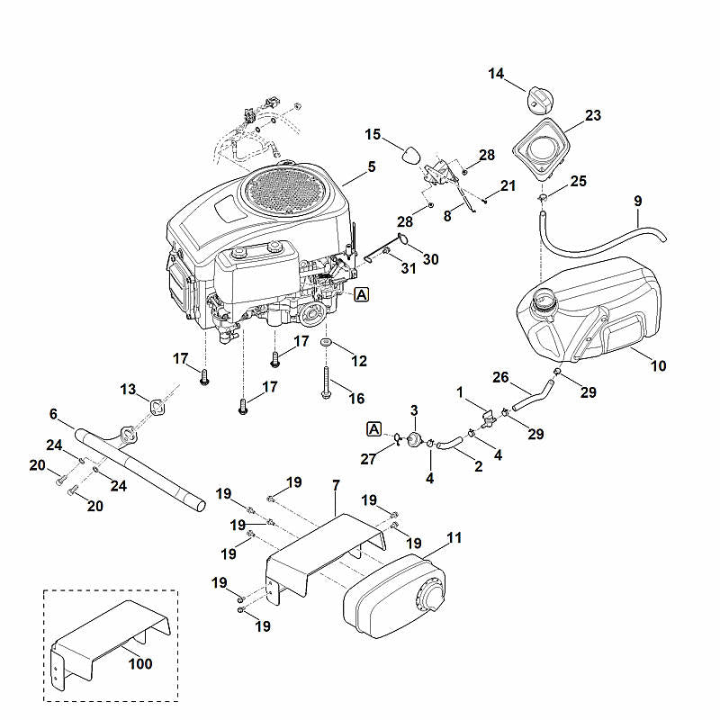 STIHL 00003580808 - Fuel hose
