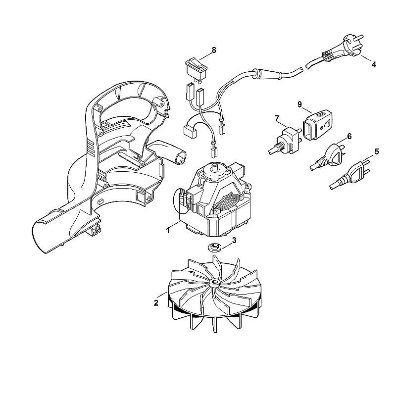 STIHL 48074300500 - Switch