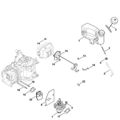 STIHL 00021200604 - Carburetor assy.