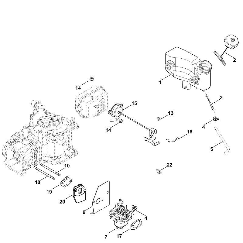 STIHL 00021802604 - Choke control