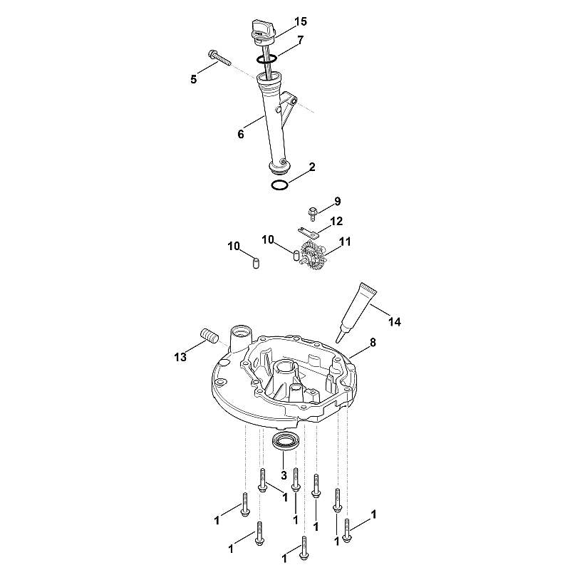 STIHL 00026400100 - Governor gear assembly