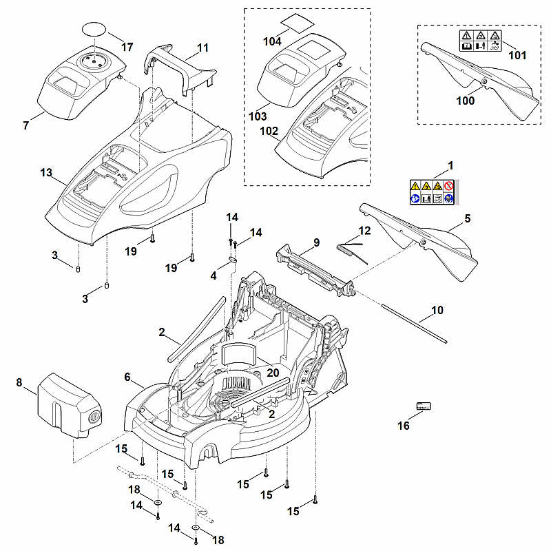 STIHL 00009677359 - Warning note