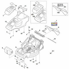 STIHL 00009677359 - Warning note