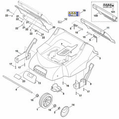 STIHL 00009677208 - Warning note