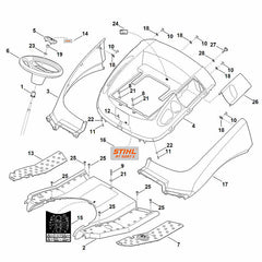 STIHL 00007601802 - Rotary handle
