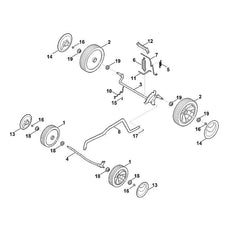 STIHL 00007000400 - Wheel