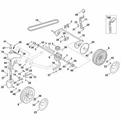 STIHL 00007000425 - Wheel 200