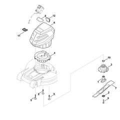 STIHL 00007025005 - Blade bushing