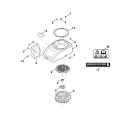 STIHL 00040800402 - Cover