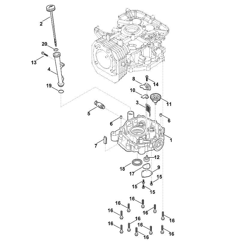 STIHL 00040202101 - Crankcase