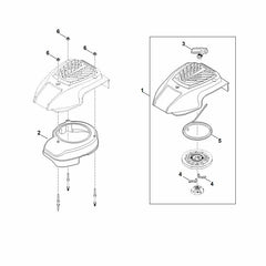 STIHL 00000800406 - Cover (starting system)