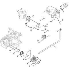 STIHL 00021200605 - Carburetor assy.
