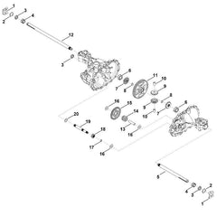 STIHL 00120071002 - Gearbox component set